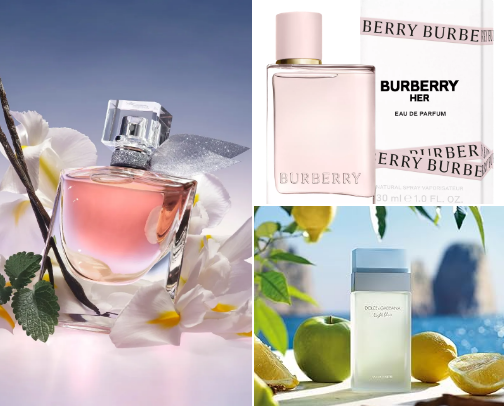 fragrances ✨ cover photo collage