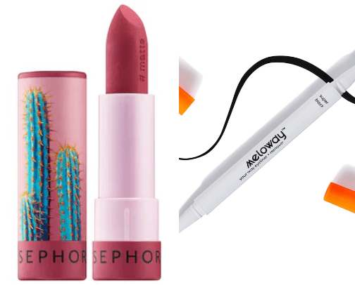 MakeUp and SKINCARE cover photo collage