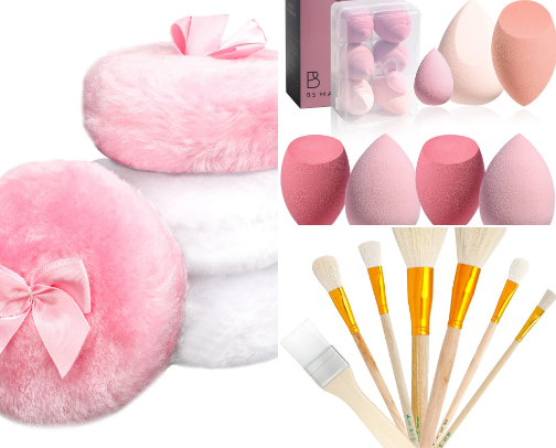 MAKE UP & BEAUTY ESSENTIAL cover photo collage