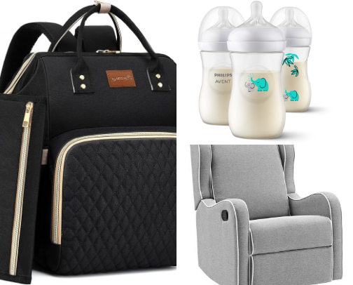 Baby items as a first time mom! cover photo collage