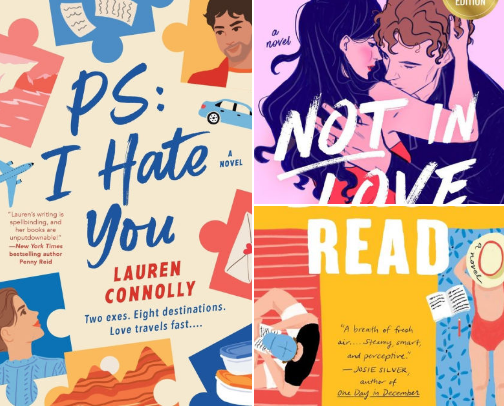 romance book recs for 2025⭐️ cover photo collage