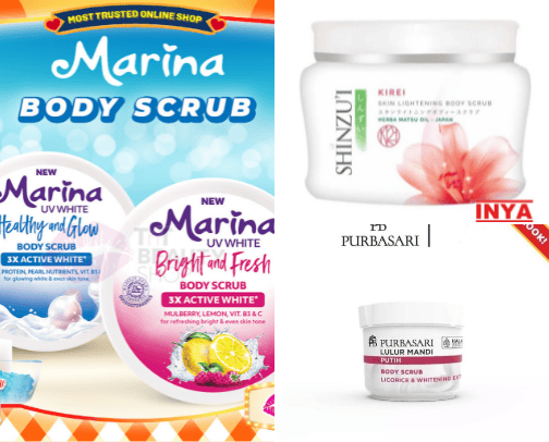 Unlock Your Skin's Radiance: Body Scrubs for a Glowing You cover photo collage