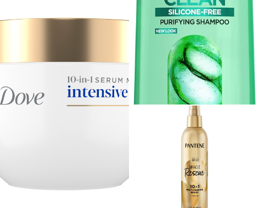 My favorite hair care recs cover photo collage