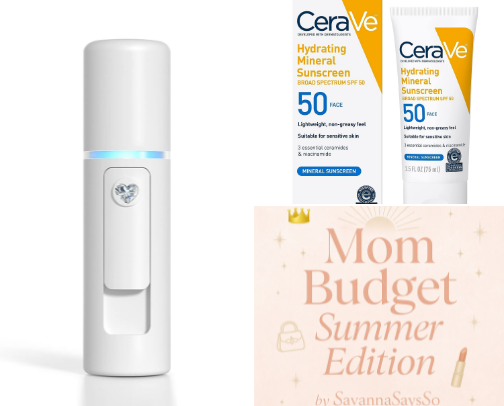 Mom Budget Baddie: Summer Edition cover photo collage