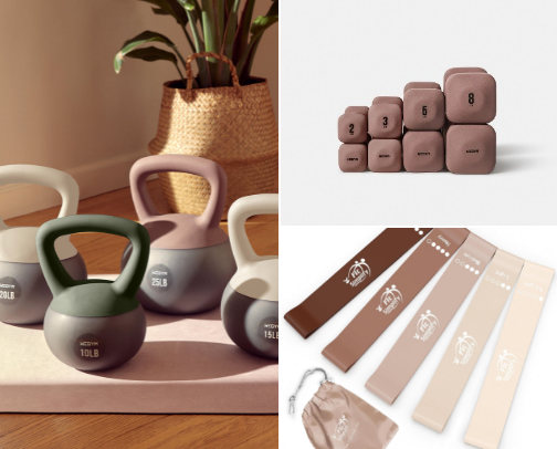 Working Out At Home | Fitness Made Easy cover photo collage