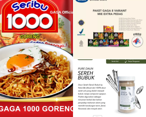Food & drinks cover photo collage