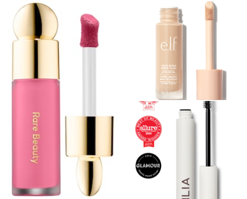 Fav beauty products🤍 cover photo collage