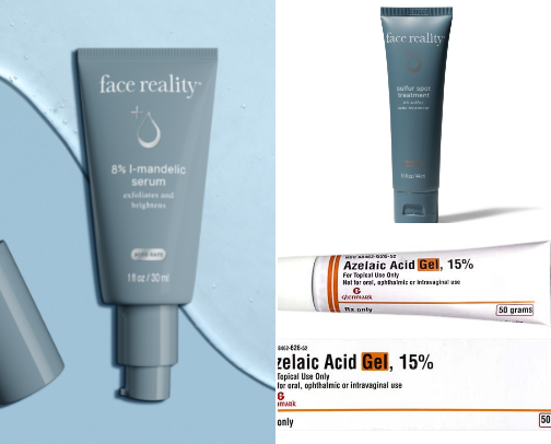 My Active Acne Regimen cover photo collage