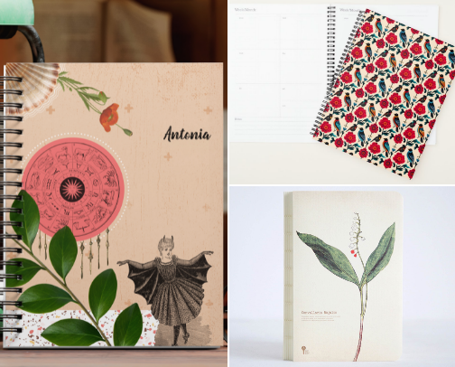 Beautiful Notebooks and Planners to get organized and keep track of your notes! cover photo collage
