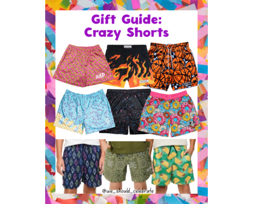 Gift Guide: Kids’ Crazy Shorts cover photo collage
