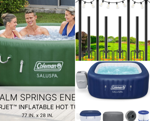 Backyard Oasis cover photo collage