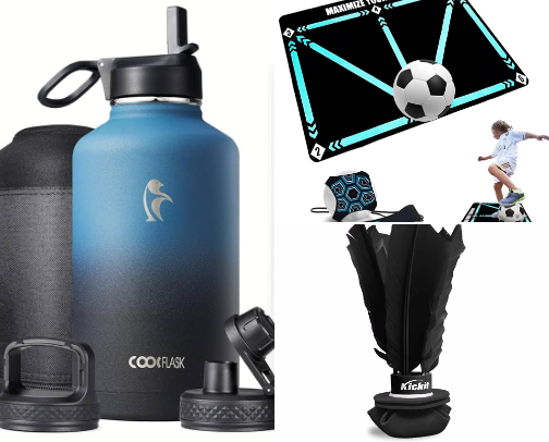 Soccer Player Gear cover photo collage