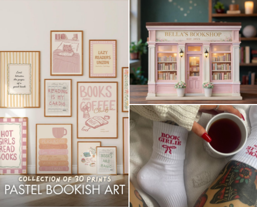 EVERYTHING BOOKISH! cover photo collage