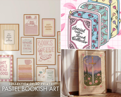 Bookish Accessories cover photo collage