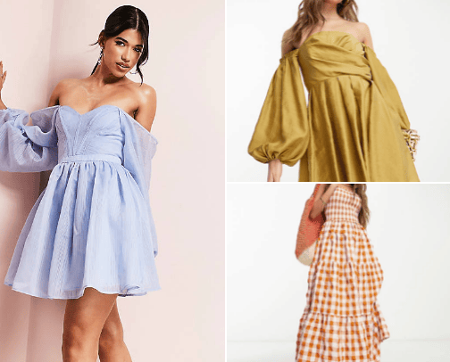 Summer dresses ☀️ cover photo collage
