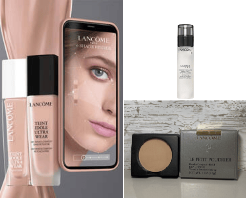 Lancôme makeup cover photo collage