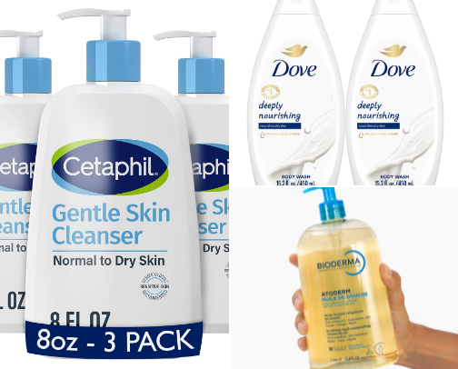 Body Care to Hydrating Skin cover photo collage