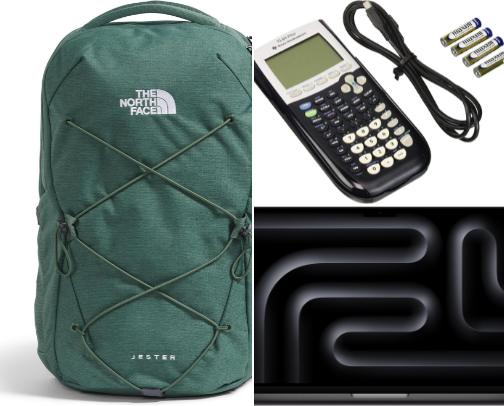 What's In My Bookbag (pre-med) cover photo collage