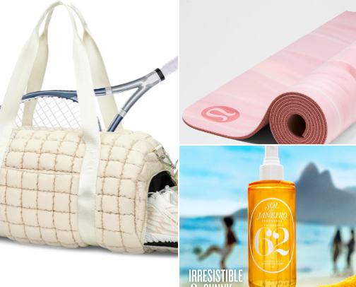 Gym Bag Essentials cover photo collage