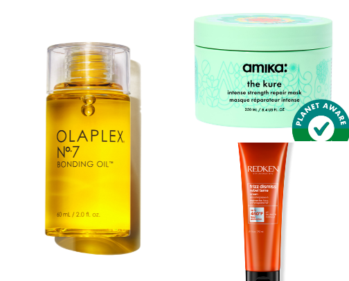 Products for healthy hair! cover photo collage