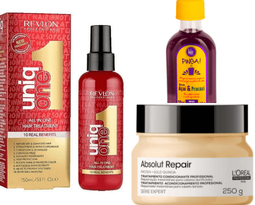Haircare (my favs) cover photo collage