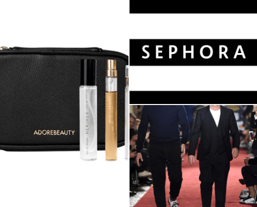 Quality beauty products cover photo collage