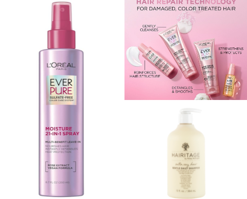 Hair must haves cover photo collage