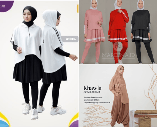 rekomendasi baju senam yang nyaman dipakai cover photo collage