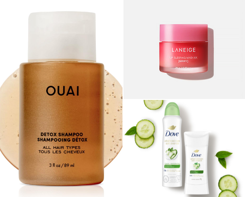 Gym Bag Beauty Essentials for a Fresh Post-Workout Routine cover photo collage