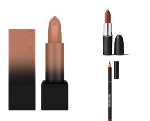 best nude lipsticks cover photo collage