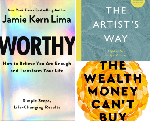 my favourite business & self development books cover photo collage