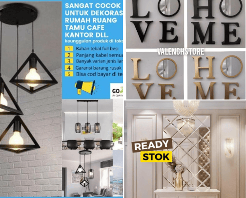 Home decor cover photo collage