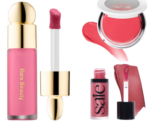 Want a natural, healthy glow that lasts all day? Look at this blushes! 💕 cover photo collage
