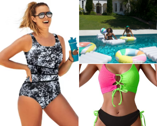 Modest Bathing Suits cover photo collage