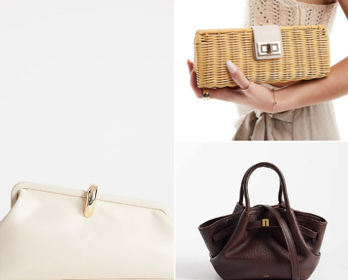 Stylish bags cover photo collage