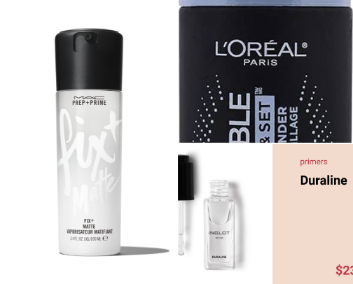 Cosmetic must haves cover photo collage