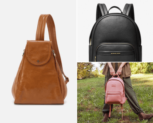 Fashionable Backpacks for Women on the go! cover photo collage
