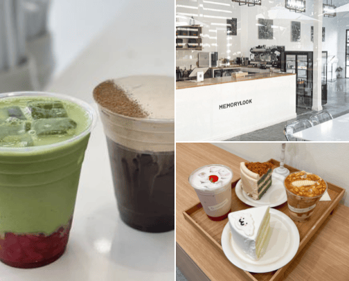 aesthetic cafes in Los Angeles, CA cover photo collage