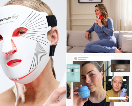 Skincare & Beauty Tech Essentials cover photo collage