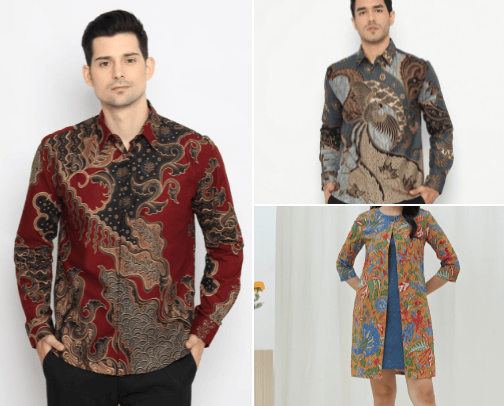 Batik warisan /Budaya Indonesia cover photo collage