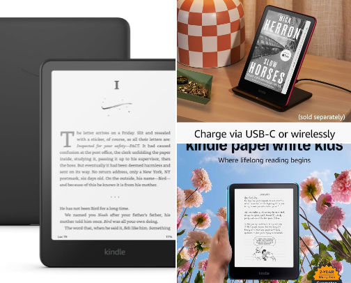 Kindle Needs + Must Haves 📱 cover photo collage