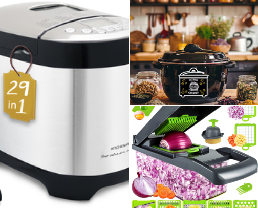 Kitchen gadgets I want cover photo collage