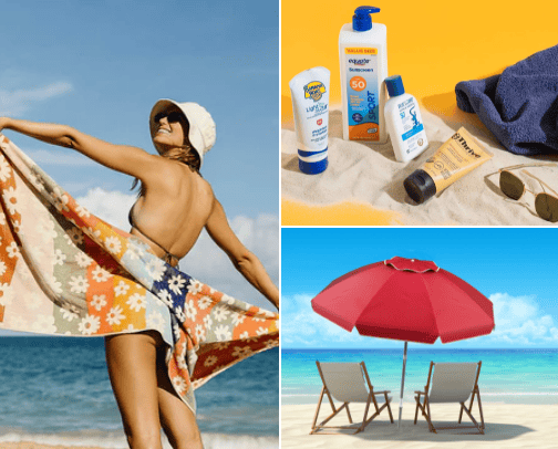 Beach Day Essentials cover photo collage