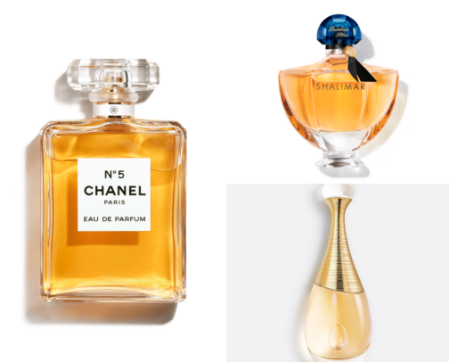 The Fragrance Edit: Classics, Coveted Icons & Beautiful Scents for Every Budget cover photo collage