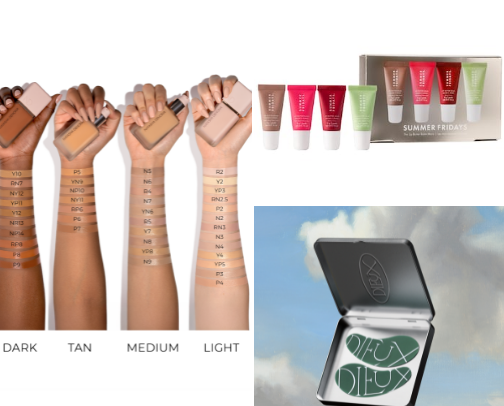 High Vibe Beauty: Makeup & Skincare Essentials cover photo collage