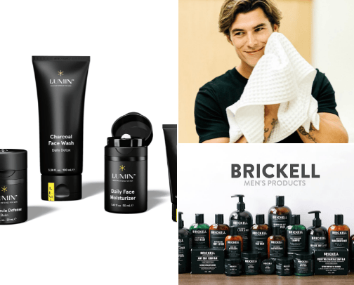 Men's Skin Care cover photo collage