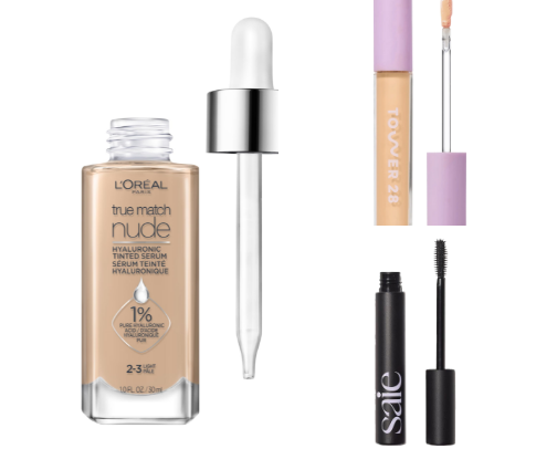 Makeup Products For A Natural Soft Glam Look cover photo collage
