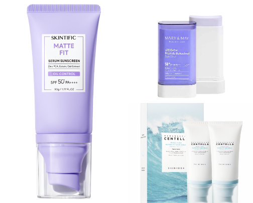 ⭐ Sunscreens I’ve Tried for Normal-to-Oily Skin (Humidity-Friendly, Makeup-Friendly & Sweat-Proof Picks) cover photo collage