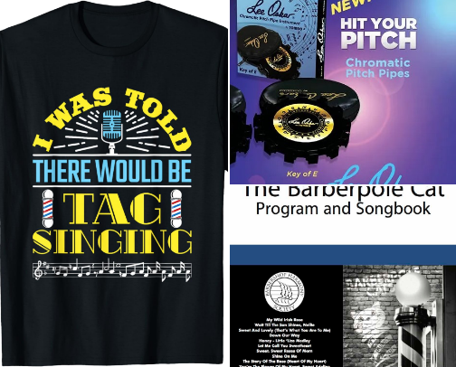 Barbershop Quartet Gifts, Gear & Collectibles cover photo collage