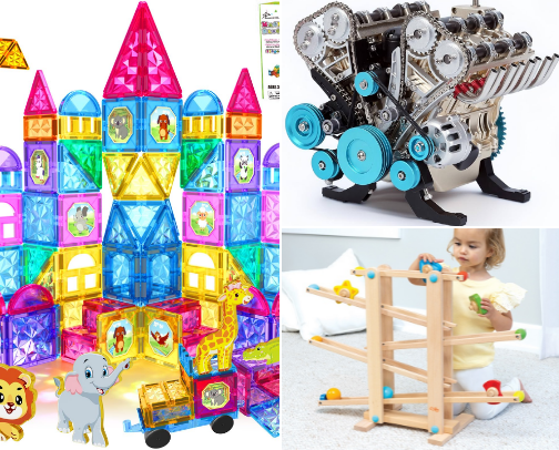 Toys/Gift Ideas to Boost Brain Power for Kids cover photo collage